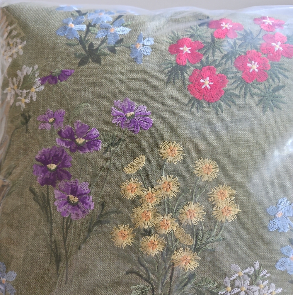 Charles Gallen Irish Wildflower Pillow Set Of 2 - Picture 6 of 8